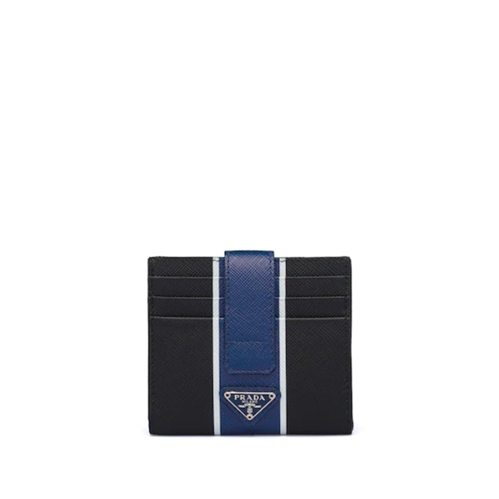 유럽직배송 프라다 사피아노 가죽 카드홀더 블랙 PRADA Saffiano leather card holder 2MC063_2FAF_F011E