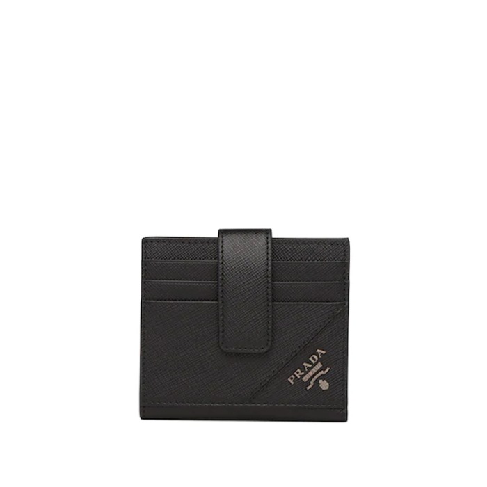 유럽직배송 프라다 사피아노 가죽 카드홀더 블랙 PRADA Saffiano leather card holder 2MC063_QME_F0002