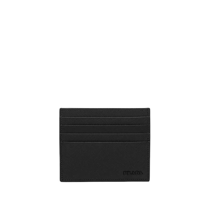 유럽직배송 프라다 사피아노 가죽 카드홀더 블랙 PRADA Saffiano leather card holder 2MC068_ZLP_F0002