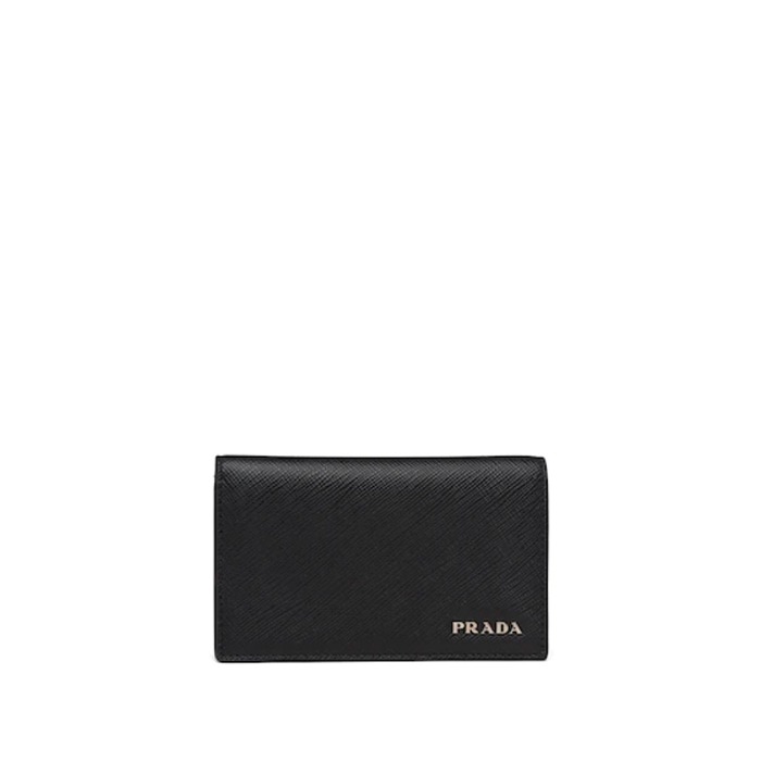 유럽직배송 프라다 사피아노 가죽 카드홀더 블랙 PRADA Saffiano leather card holder 2MC122_C5S_F0002