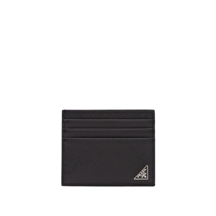 유럽직배송 프라다 사피아노 가죽 카드홀더 블랙 PRADA Saffiano leather card holder 2MC223_QHH_F0002