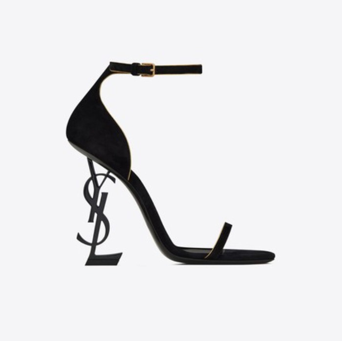유럽직배송 입생로랑 SAINT LAURENT OPYUM sandals in suede with black heel 632437C20VV1000
