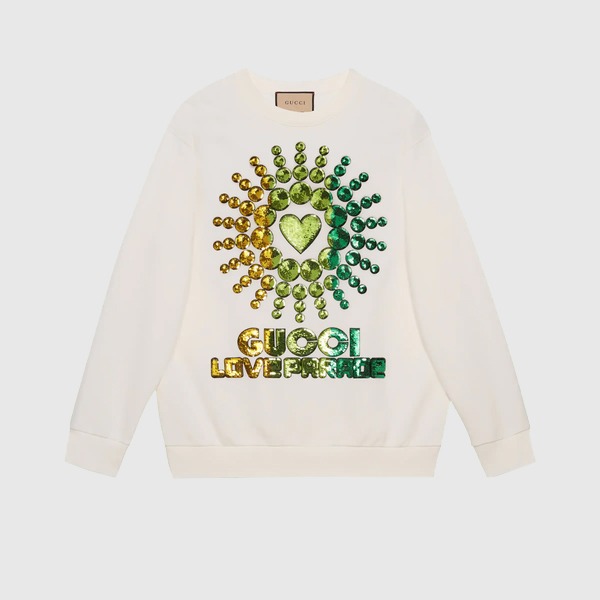 유럽직배송 구찌 스웻셔츠 GUCCI Love Parade cotton sweatshirt 617964XJEN59248