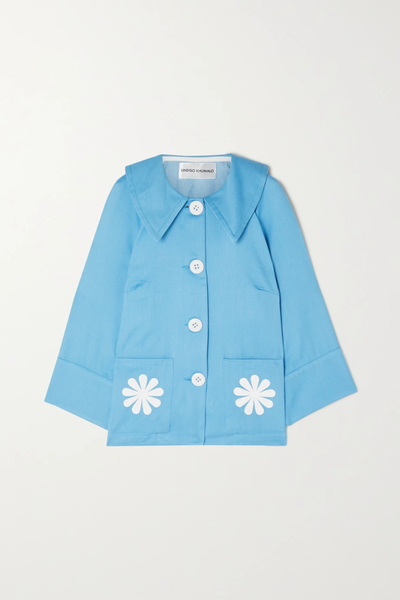 유럽직배송 신디소쿠말로 자켓 SINDISO KHUMALO Pumla floral-print cotton-gabardine jacket 1647597284420236