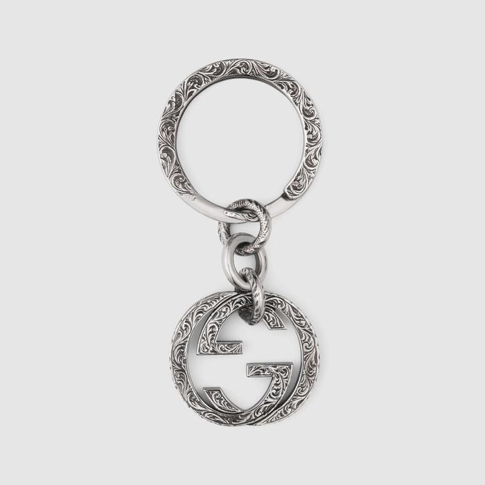 유럽직배송 구찌 GUCCI Gucci Interlocking G keychain 455308J84000811