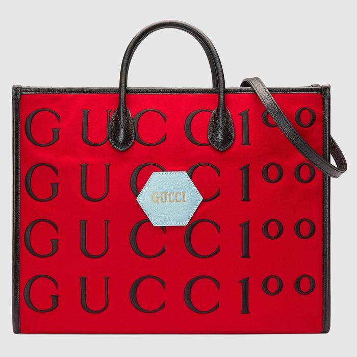 유럽직배송 구찌 GUCCI Gucci - Gucci 100 large tote bag 659980979SG6767