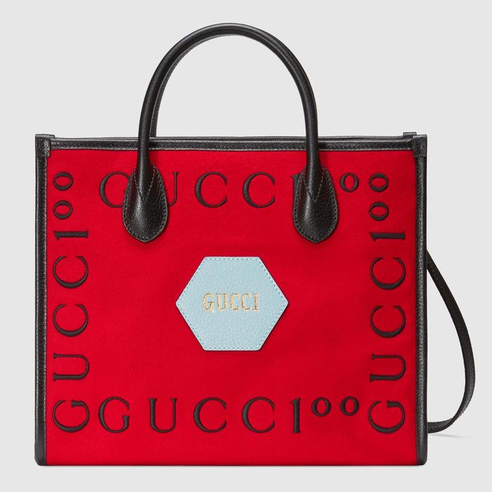 유럽직배송 구찌 GUCCI Gucci - Gucci 100 small tote bag 659983979GG6767