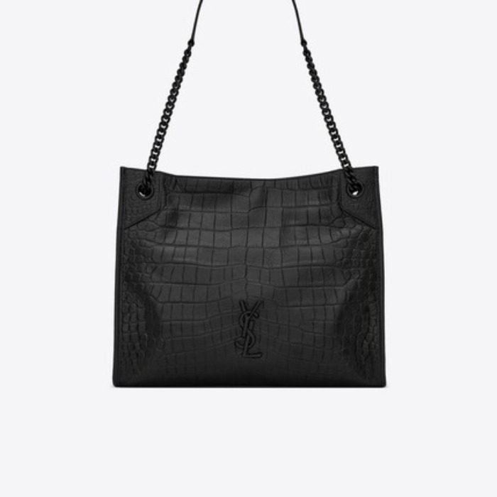 유럽직배송 입생로랑 SAINT LAURENT NIKI medium shopping bag in crocodile-embossed leather 5912261K00U1000