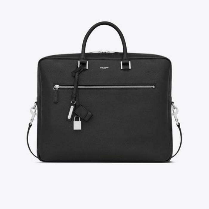 유럽직배송 입생로랑 SAINT LAURENT Sac de Jour Large briefcase in grained leather  528744DTI0E1000