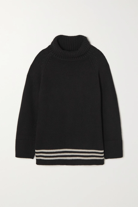 유럽직배송 카이트 스웨터 KHAITE Sonya striped cashmere turtleneck sweater 13452677151734965