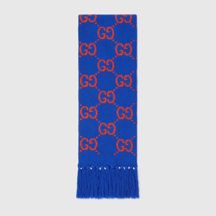 유럽직배송 구찌 스카프 GUCCI GG wool jacquard scarf 6761914G2064876