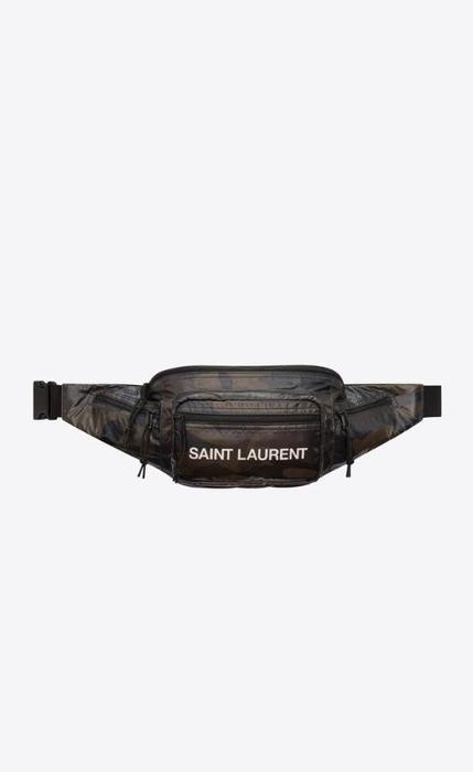 유럽직배송 입생로랑 SAINT LAURENT nuxx crossbody bag in camo-print nylon 581375FAAEJ3091
