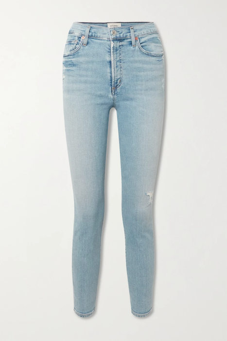 유럽직배송 시티즌오브휴머니티 청바지 CITIZENS OF HUMANITY Olivia cropped high-rise slim-leg jeans 33258524072640628