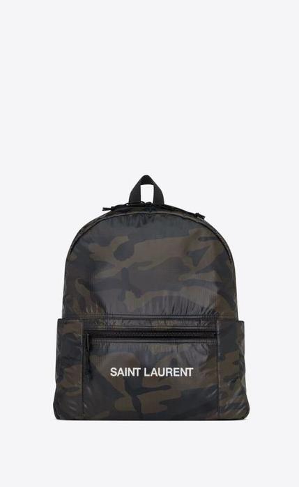 유럽직배송 입생로랑 백팩 SAINT LAURENT nuxx backpack in camo-print nylon 623698FAAEC3091