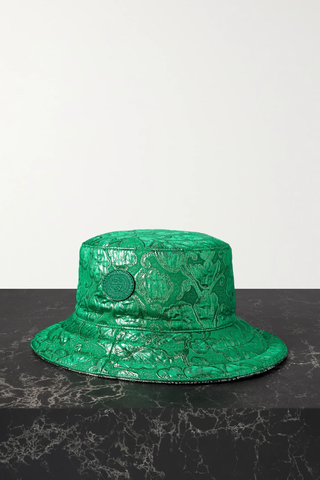 유럽직배송 구찌 버킷햇 GUCCI Reversible leather-trimmed brocade bucket hat 1647597276570355