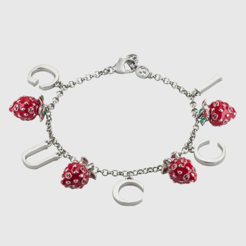 유럽직배송 구찌 팔찌 GUCCI and strawberry charm bracelet 704253J16309092