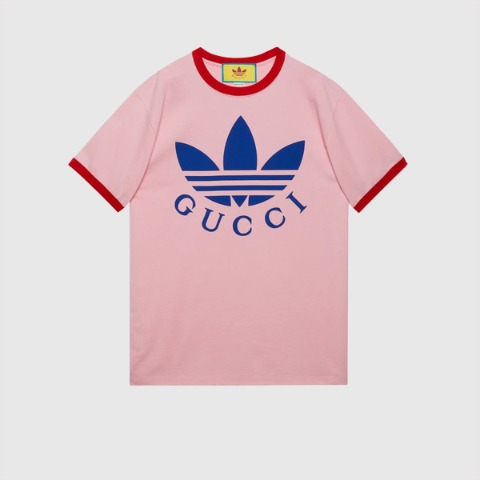 유럽직배송 구찌 티셔츠 GUCCI adidas x Gucci cotton jersey T-shirt 702612XJEB15939