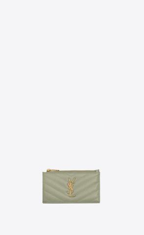 유럽직배송 입생로랑 카드케이스 SAINT LAURENT cassandre saint laurent matelassé fragments zipped card case in grain de poudre embossed leather 607915BOW073317