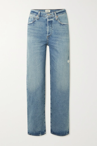 유럽직배송 시티즌오브휴머니티 청바지 CITIZENS OF HUMANITY Dylan distressed high-rise straight-leg jeans 45666037504967900