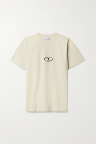 유럽직배송 발렌시아가 티셔츠 BALENCIAGA Embroidered cotton-jersey T-shirt 1647597284060460