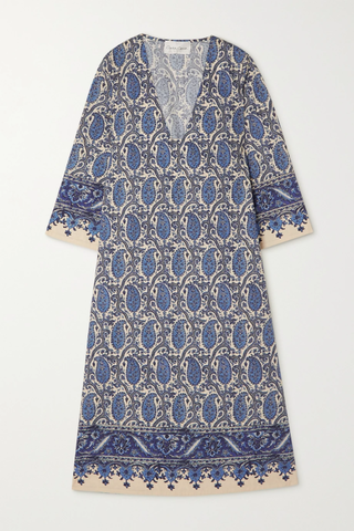 유럽직배송 CARA CARA Martina paisley-print cotton-poplin midi dress 1647597290869319