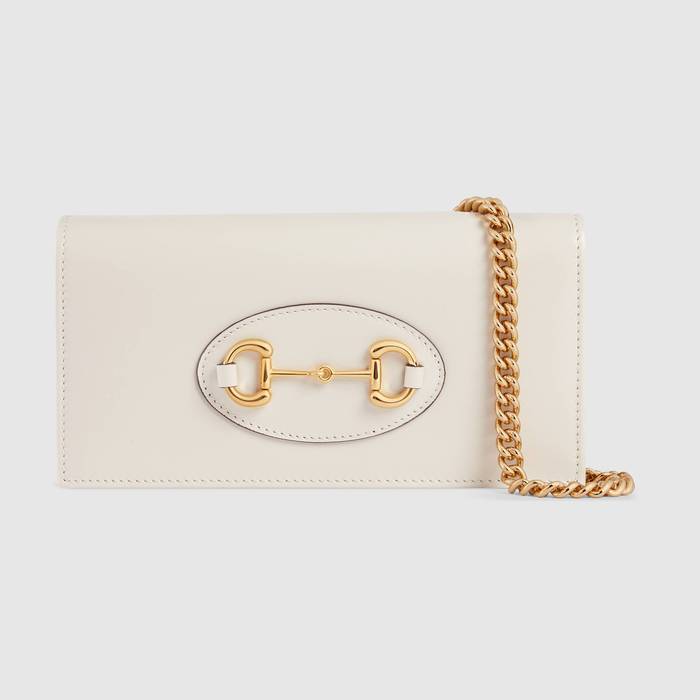 유럽직배송 구찌 GUCCI Gucci - Gucci 1955 Horsebit wallet with chain  6218920YK0G9022