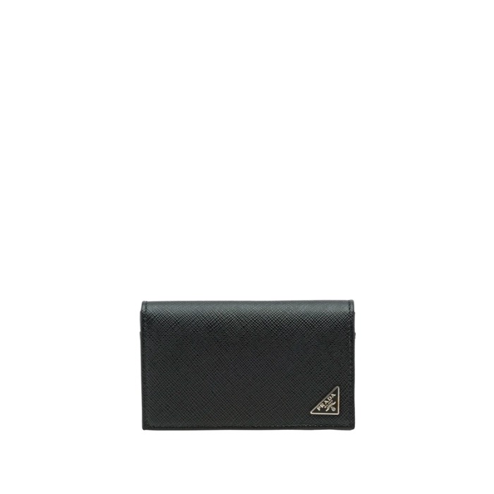 유럽직배송 프라다 사피아노 가죽 카드홀더 블랙 PRADA Saffiano leather card holder 2MC122_QHH_F0002
