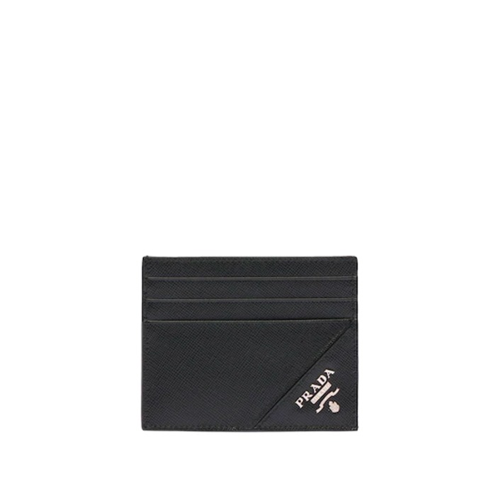 유럽직배송 프라다 사피아노 가죽 카드홀더 블랙 PRADA Saffiano leather card holder 2MC223_QME_F0002