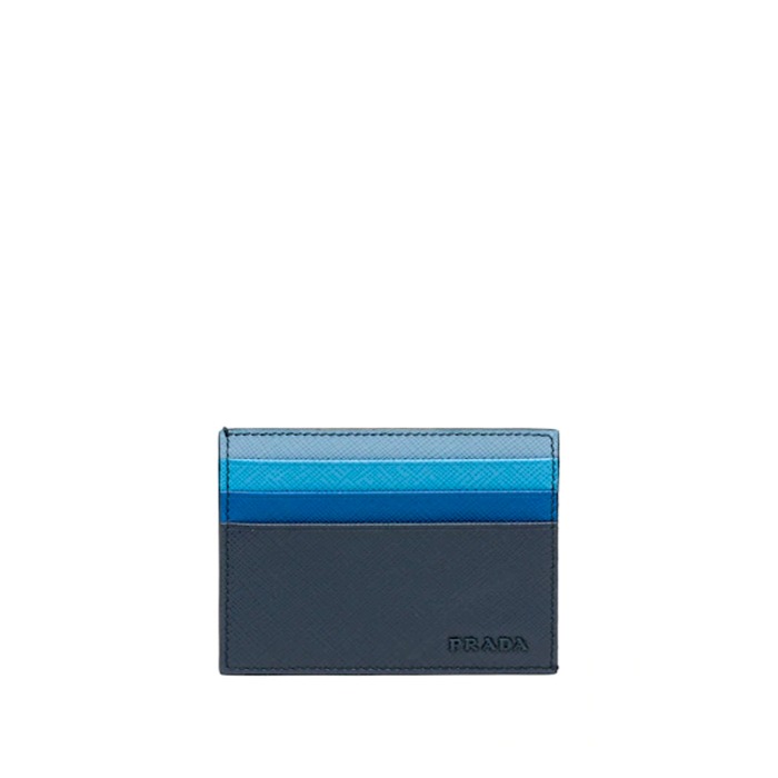 유럽직배송 프라다 사피아노 가죽 카드홀더 발틱 블루 PRADA Saffiano leather card holder 2MC223_ZLP_F0216