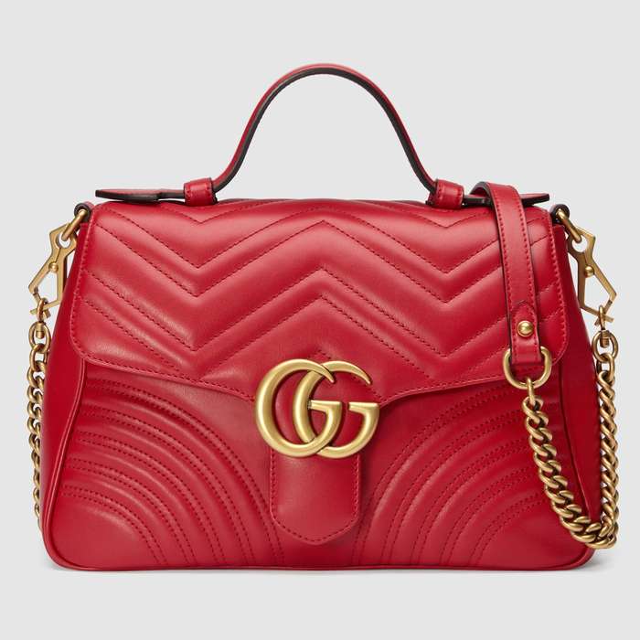 유럽직배송 구찌 GUCCI Gucci GG Marmont small top handle bag 498110DTDIT6433