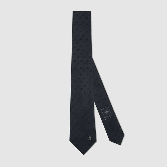 유럽직배송 구찌 GUCCI Gucci Interlocking G silk tie 6440014EAAB4100