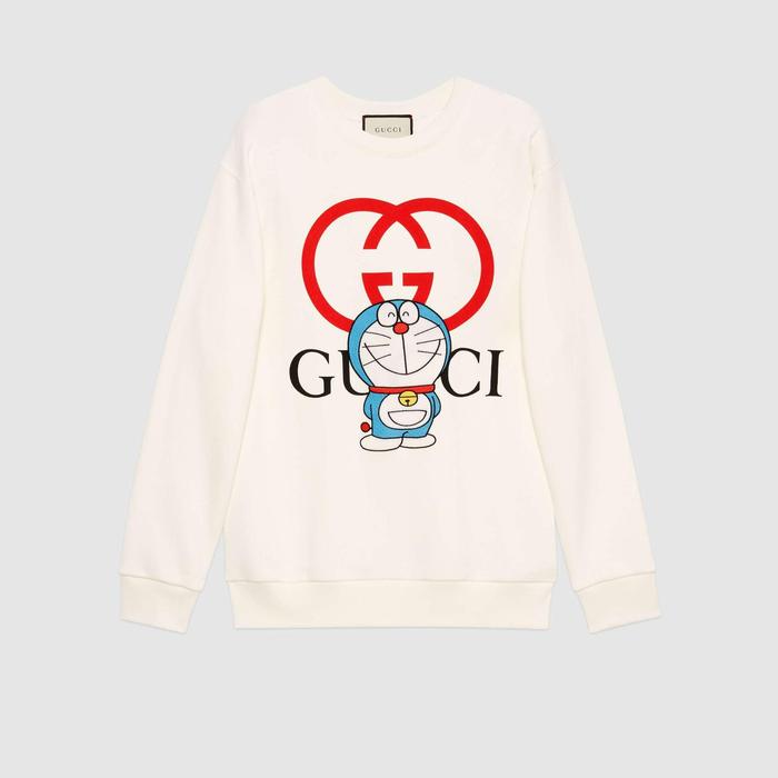 유럽직배송 구찌 GUCCI Gucci - Doraemon x Gucci cotton sweatshirt 617964XJDIC9095