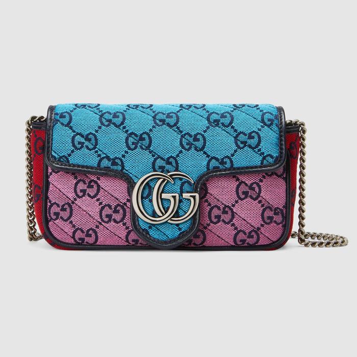 유럽직배송 구찌 GUCCI Gucci GG Marmont Multicolour super mini bag 4764332UZDN4165