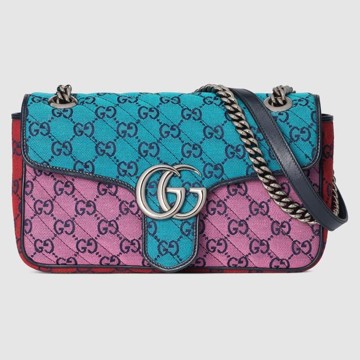 유럽직배송 구찌 GUCCI Gucci GG Marmont Multicolour small shoulder bag 4434972UZIN4165