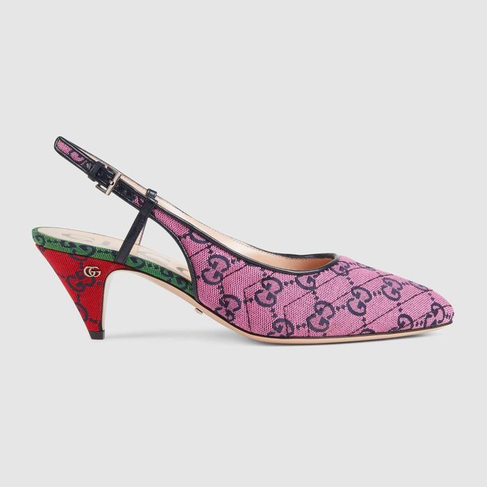 유럽직배송 구찌 GUCCI Gucci Women&#039;s GG Multicolour mid-heel pump 6595742UZO05292