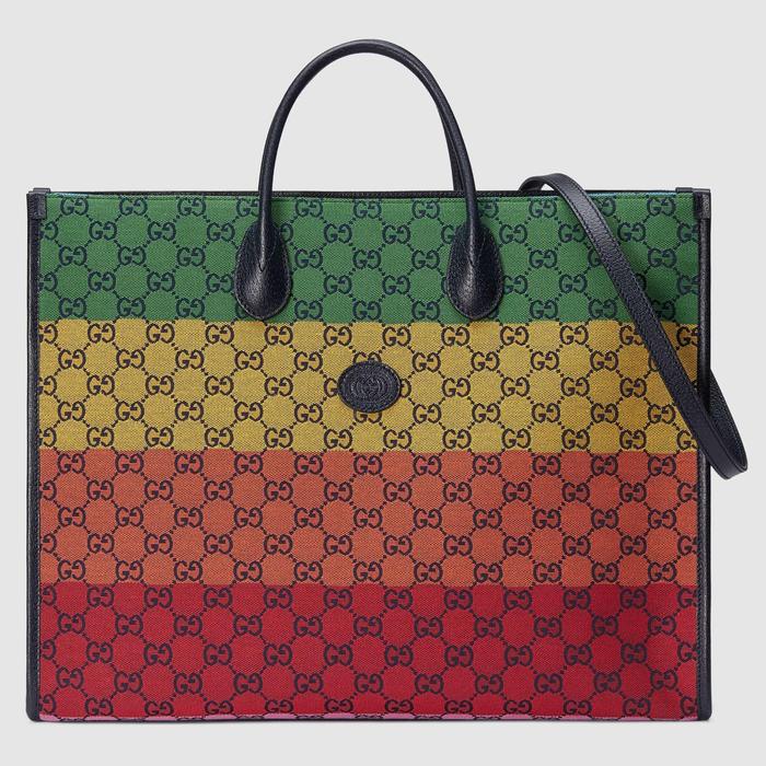 유럽직배송 구찌 GUCCI Gucci GG Multicolour large tote bag 6599802U1BN4198