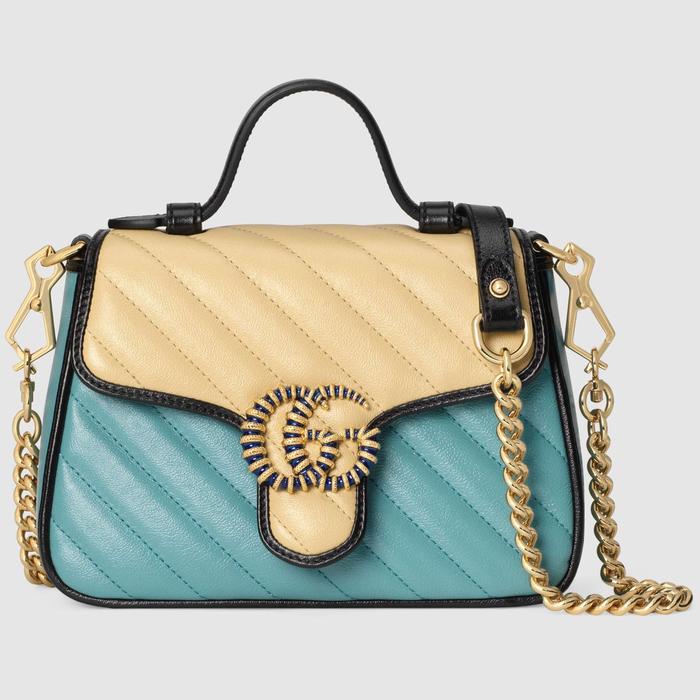 유럽직배송 구찌 GUCCI Gucci Online Exclusive GG Marmont mini bag 5835711X5JE4992