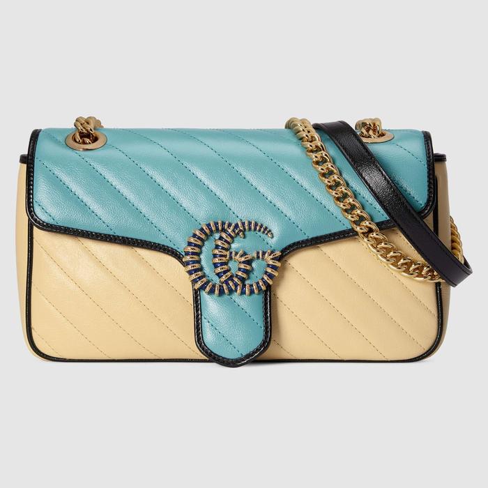 유럽직배송 구찌 GUCCI Gucci Online Exclusive GG Marmont small bag 4434971X5JE9389