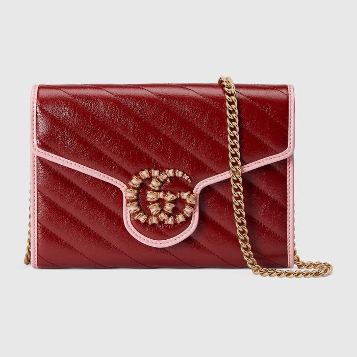 유럽직배송 구찌 GUCCI Gucci GG Marmont mini chain bag 5738071X5EG6476