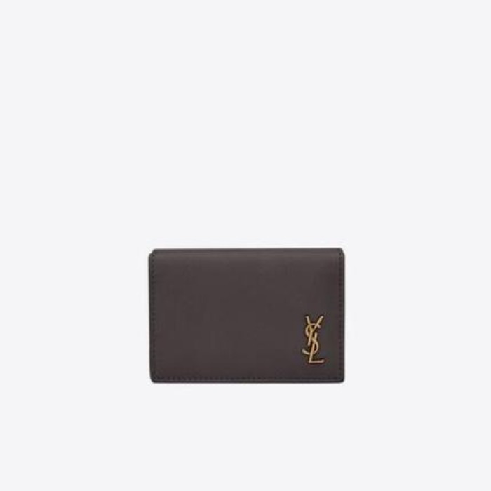 유럽직배송 입생로랑 SAINT LAURENT tiny monogram origami tiny wallet in grained leather 63742015B0W1112