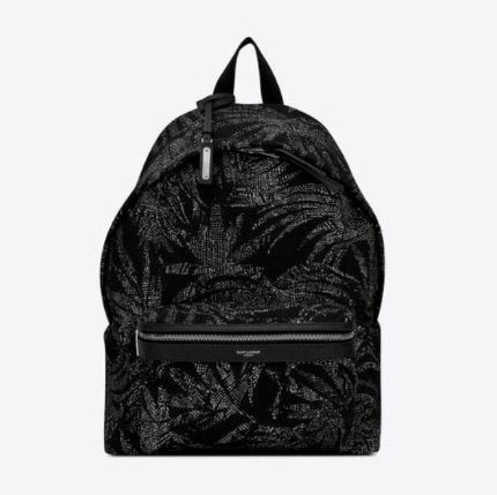 유럽직배송 입생로랑 SAINT LAURENT city backpack in tropical print canvas 5349672NE1F1095
