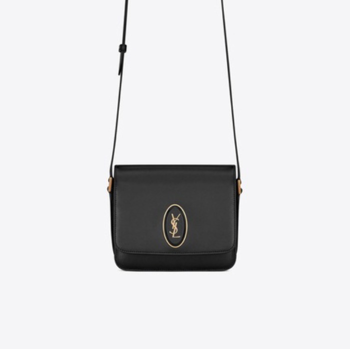 유럽직배송 입생로랑 SAINT LAURENT LE 61 framed small saddle bag in smooth leather 61710202G0W1000
