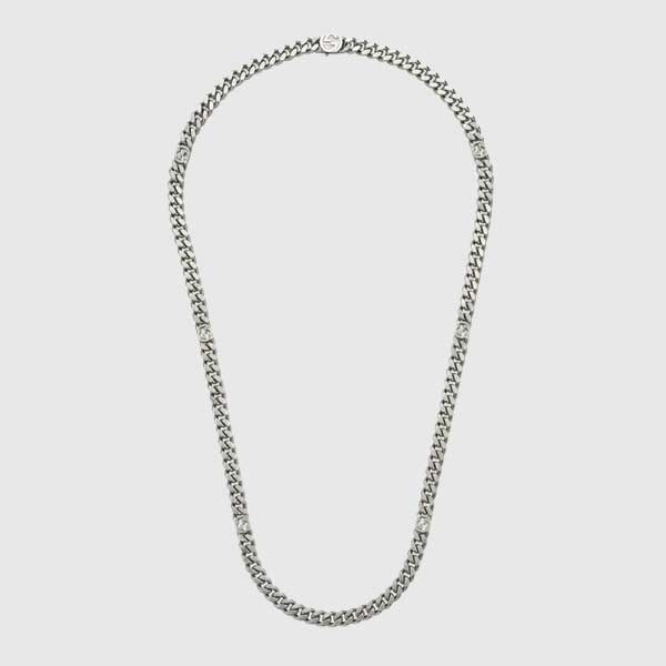 유럽직배송 구찌 목걸이 GUCCI Long necklace with Interlocking G 702274I46010926