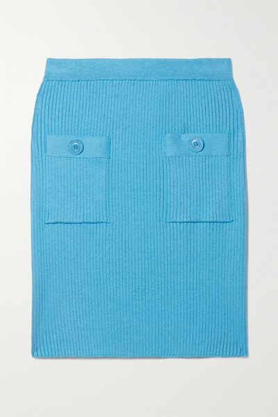 유럽직배송 오스카르데라렌타 미니스커트 OSCAR DE LA RENTA Ribbed silk-blend mini skirt 38063312420826169