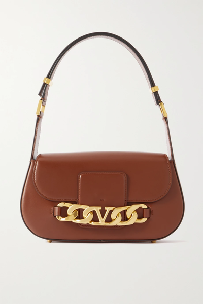 유럽직배송 발렌티노 숄더백 VALENTINO Valentino Garavani VLOGO Chain embellished leather shoulder bag 46376663162442213