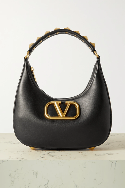 유럽직배송 발렌티노 숄더백 VALENTINO Garavani Stud Sign embellished leather shoulder bag 46376663162442235