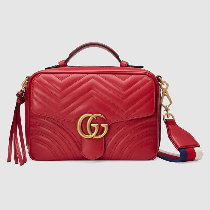 유럽직배송 구찌 GUCCI Gucci GG Marmont matelassé shoulder bag 498100DTDPT8227