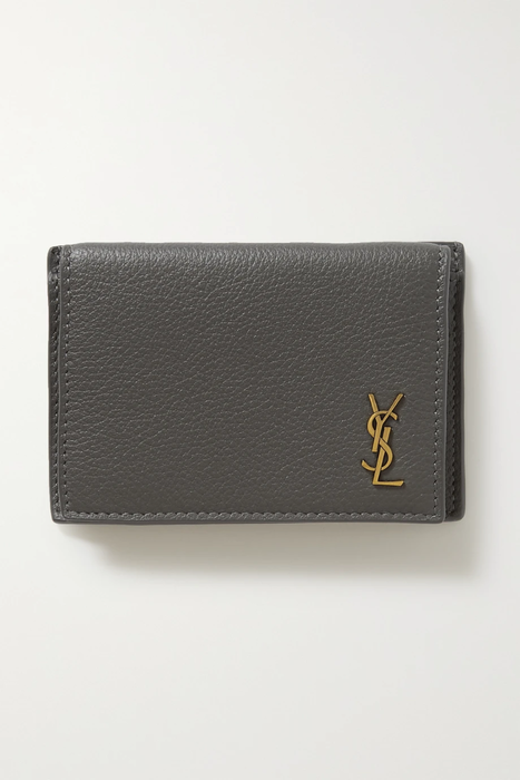 유럽직배송 생로랑 SAINT LAURENT Tiny Monogramme textured-leather wallet 6630340696685830