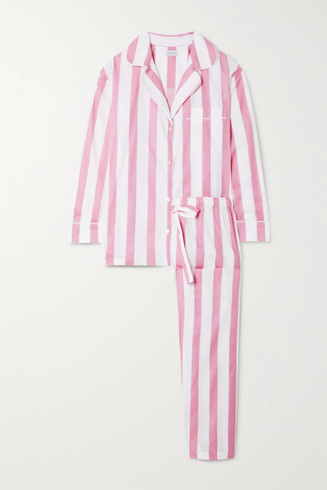 유럽직배송 HONNA Striped cotton-voile pajama set 28941591746158831