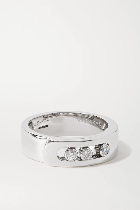 유럽직배송 메시카 반지 MESSIKA Move Noa 18-karat white gold diamond ring 19971654706656759